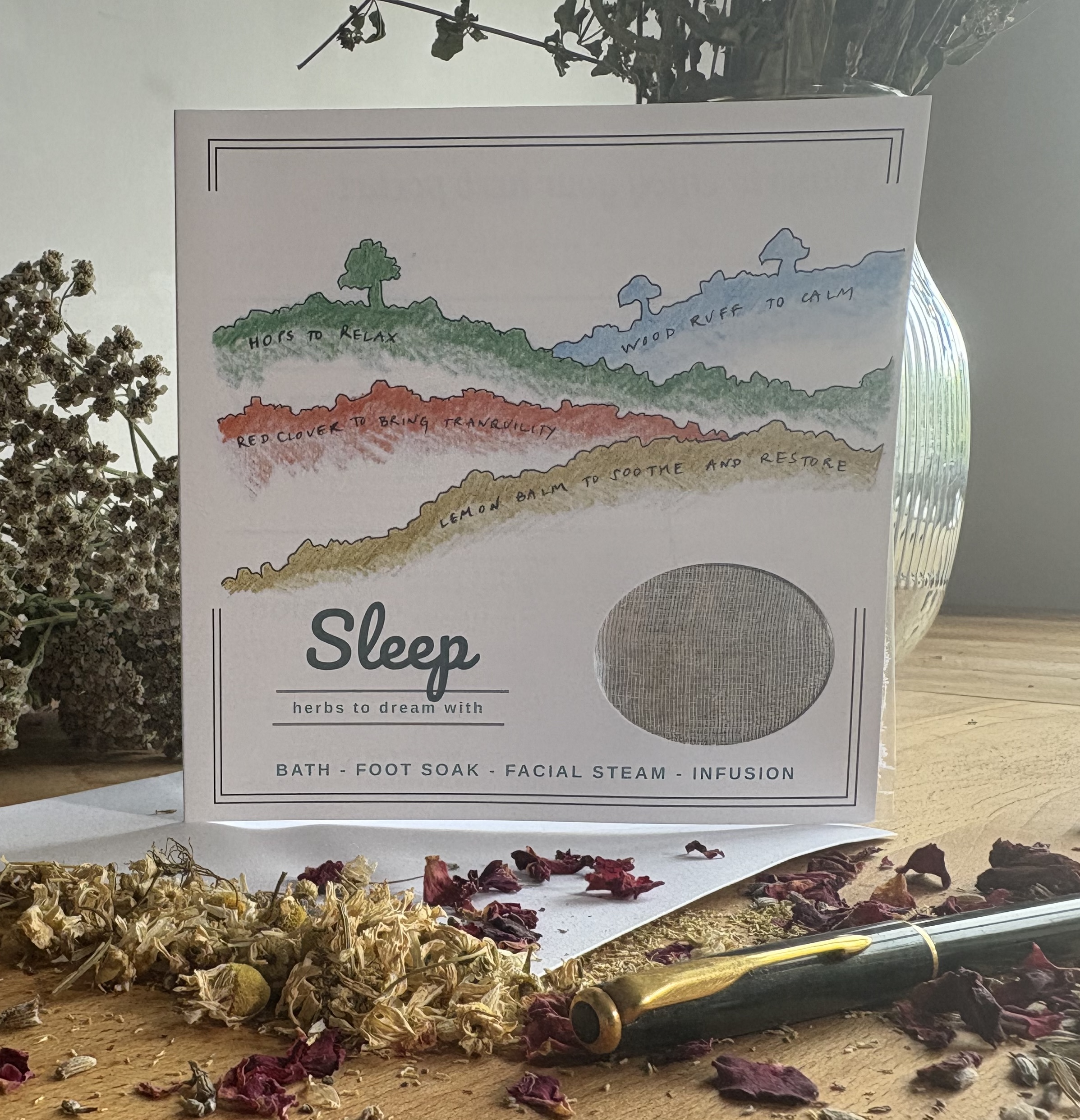 Herb Pocket Card Sleep