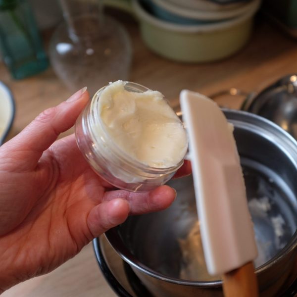 into the pot